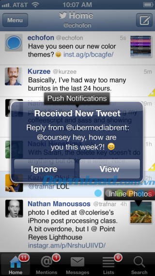 Echofon for Twitter for iOS