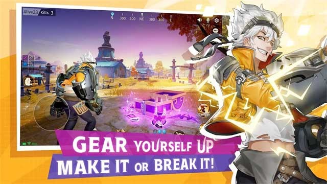 Tự trang bị cho mình vật phẩm và vũ khí để nâng cao cơ hội đánh bại kẻ thù