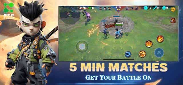 Ghép trận nhanh chóng và bước vào trận chiến nhịp độ nhanh kéo dài 5 phút