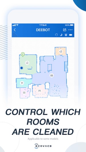 Chọn các khu vực cần dọn dẹp