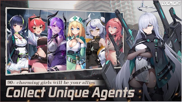 Thu thập các đặc vụ xinh đẹp và mạnh mẽ trong game Edenight: Idle RPG