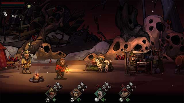 Quản lý trại của người sống sót và chuẩn bị cho các cuộc thám hiểm