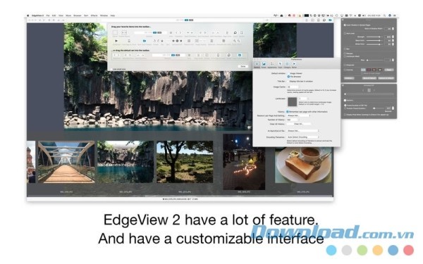 EdgeView 2 cho Mac đa tính năng trên nền giao diện tùy biến cao
