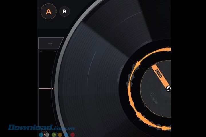 Giao diện ứng dụng Edjing Scratch