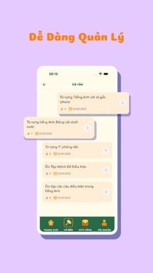 Dễ dàng quản lý