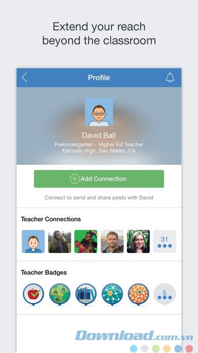 Quản lý hồ sơ Edmodo