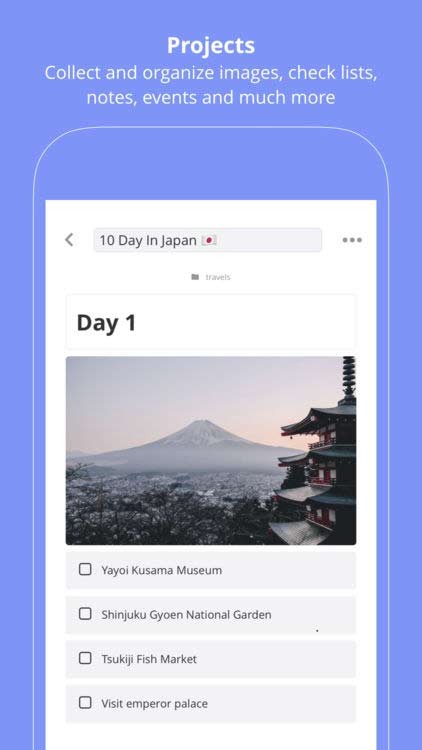 Thu thập và sắp xếp hình ảnh, danh sách việc cần làm, ghi chú và nhiều hơn nữa trong Edo Agenda