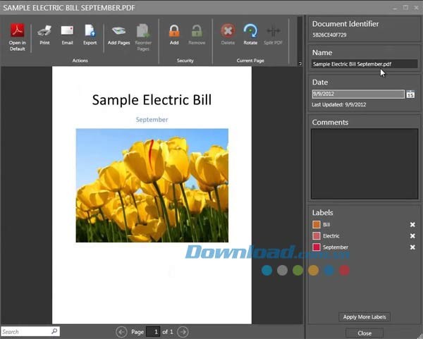 eDoc Organizer Home Edition