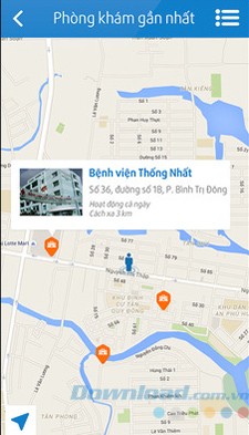 Tìm phóng khám gần nhất