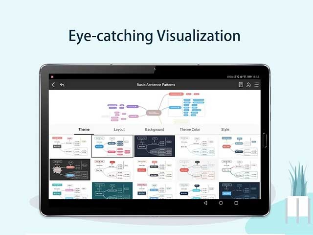 Edraw Mind Master for Android có giao diện bắt mắt