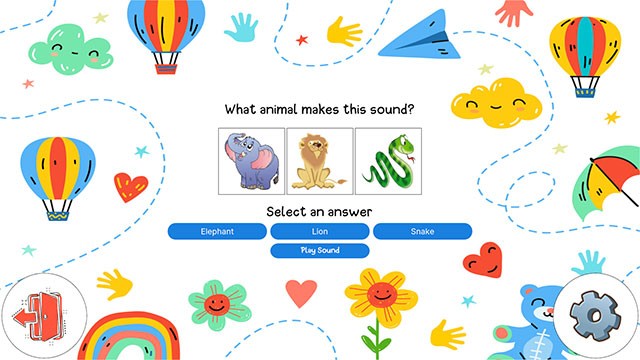 Educational Suite bao gồm 1 loạt các mini-game giúp bé vừa học vừa chơi cực kỳ hiệu quả