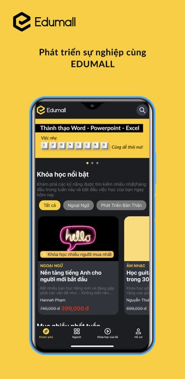 Phát triển sự nghiệm cùng Edumall