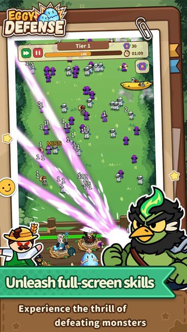 Game phòng thủ, nhàn rỗi