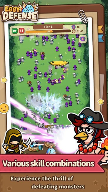 Nhiều màn chơi với cấp độ khác nhau