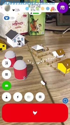 Kết hợp yếu tố ảo trong game với thế giới thực