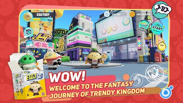 Chào mừng bạn tham gia vào cuộc phiêu lưu ở Trendy Kingdom trong game Eggy Party