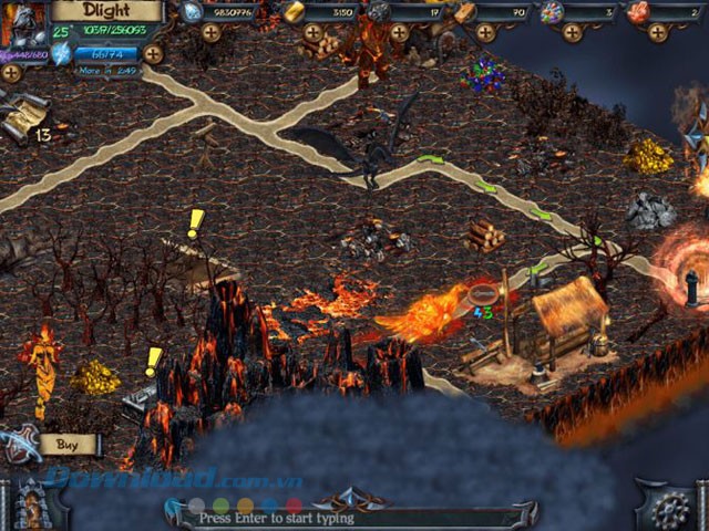 Giao diện game Elemental Heroes