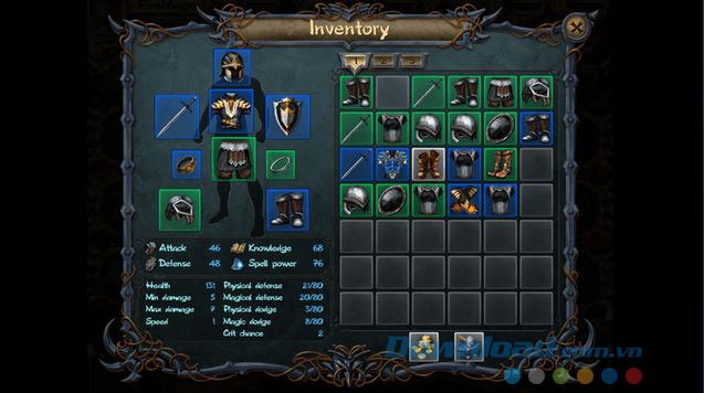 Nâng cấp cho nhân vật trong game