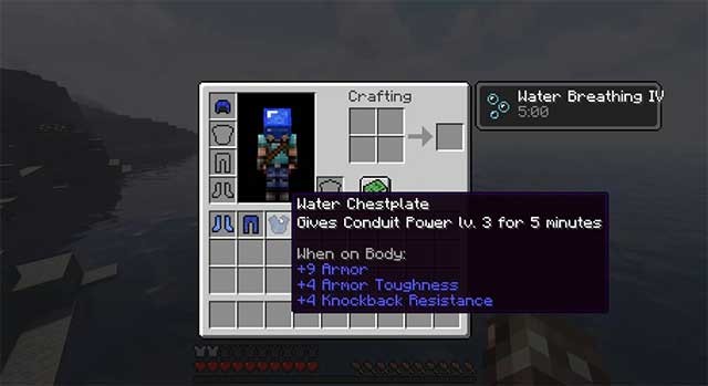 Bạn cũng có thể phù phép các vũ khí và áo giáp