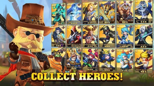 Lựa chọn các anh hùng đa dạng và mạnh mẽ