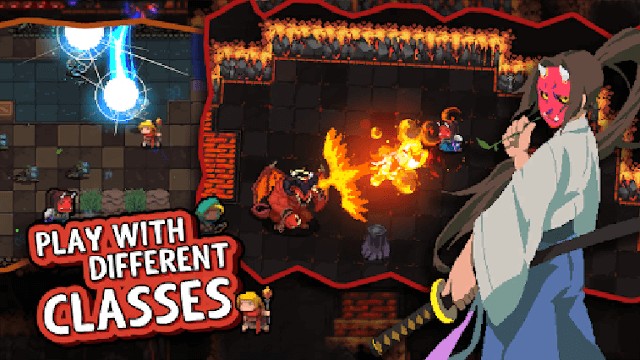 Chơi với các lớp nhân vật khác nhau