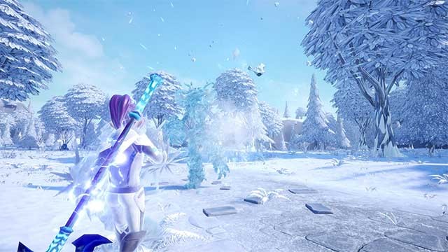 Thu thập tài nguyên và các mảnh nguyên tố trên hành trình của bạn