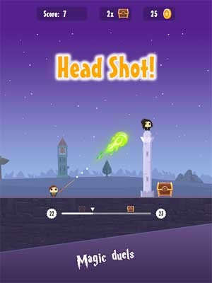 Ngắm thật kỹ và bắn phép thuật về phía kẻ thù