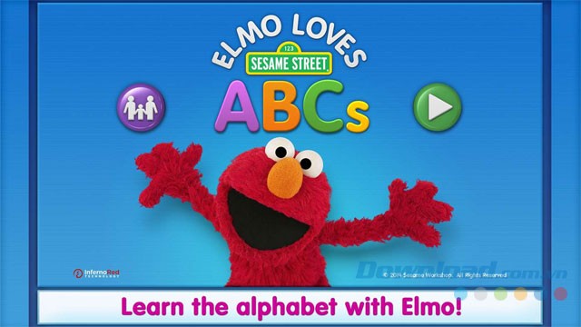 Ứng dụng học tập Elmo Loves ABC