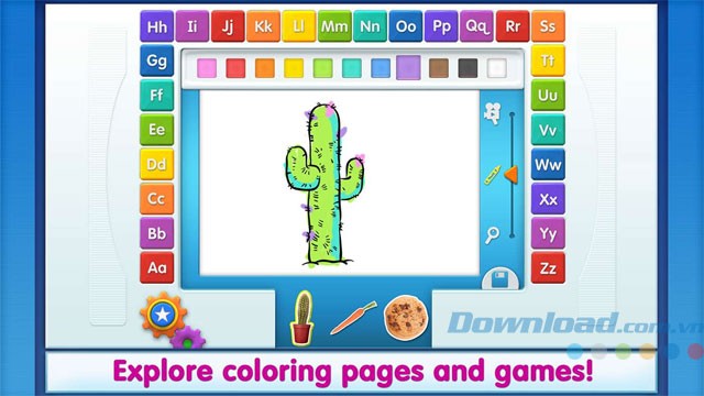 Bé học chữ cái qua các trò chơi