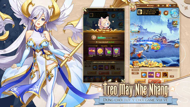 Hỗ trợ treo máy nhẹ nhàng - Dừng chơi tùy ý chơi game vui vẻ