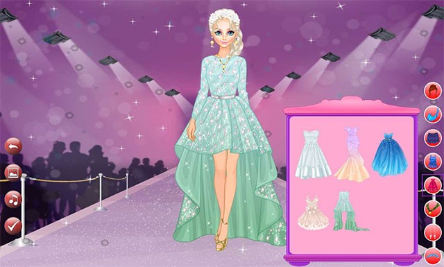 Game thời trang Nữ hoàng băng giá - Elsa Summer
