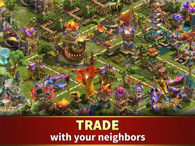 Trao đổi và buôn bán hàng hóa, vật phẩm với những người chơi khác trên toàn thế giới