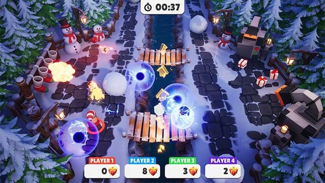 Hãy chú ý đến những món quà màu vàng vì chúng có giá trị 3 điểm