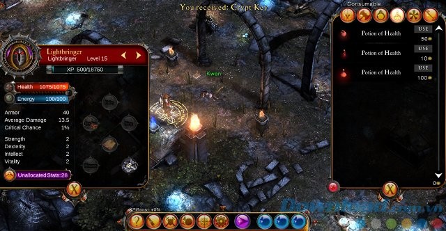 Khai thác cây kỹ năng trong Ember