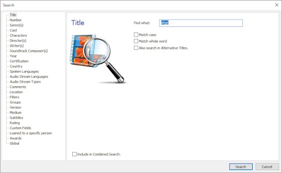 Tìm kiếm phim theo tiêu đề hoặc theo thể loại dễ dàng cùng EMDB
