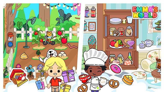 Sáng tạo các câu chuyện, tương tác đồ vật và tạo ra nhân vật của riêng bạn