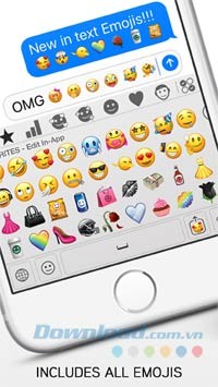 Hơn 200 biểu tượng cảm xúc