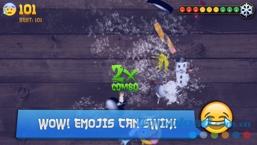 Thiết kế hình ảnh Emoji Samurai cho iOS khá mượt mà trên màn hình cảm ứng