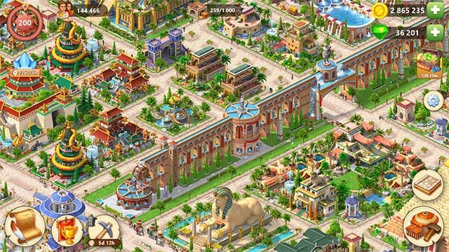 Biến một khu định cư nhỏ thành trung tâm văn minh tráng lệ