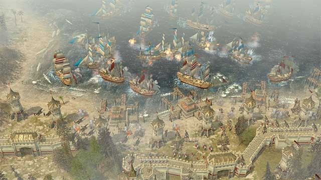 Tham gia các trận đấu kịch tính trên không, trên bộ và trên biển