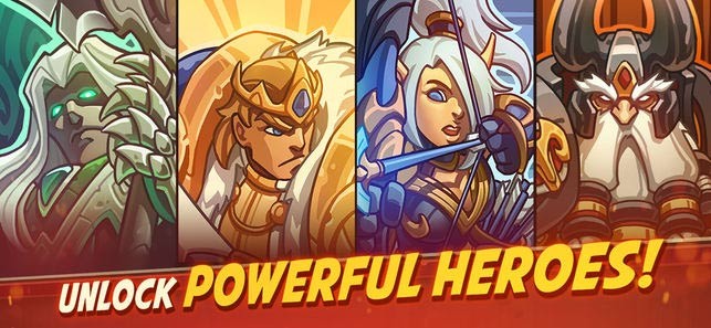 Mở khóa các anh hùng mạnh mẽ