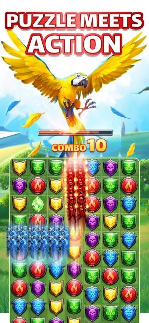 Phá vỡ đá quý để làm đầy thanh mana