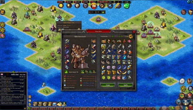 Nâng cấp cho nhân vật của mình