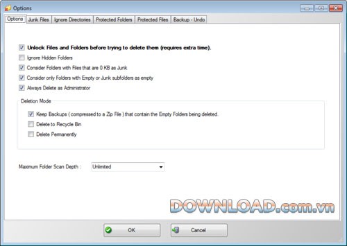 Empty Folder Cleaner