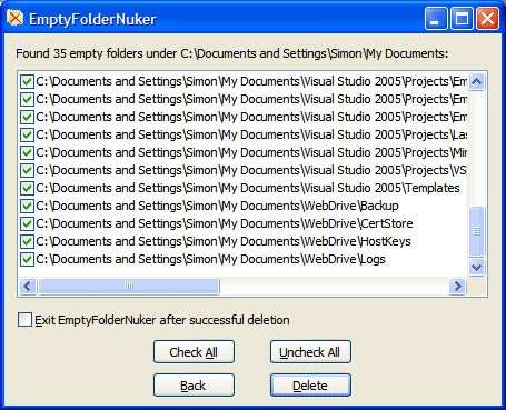 Empty Folder Nuker