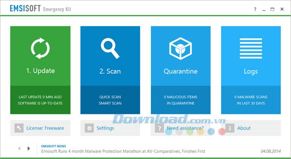 Emsisoft Free Emergency Kit