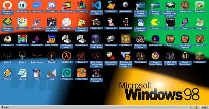 EmuOS là trình duyệt web mà bạn có thể chơi game cổ điển miễn phí