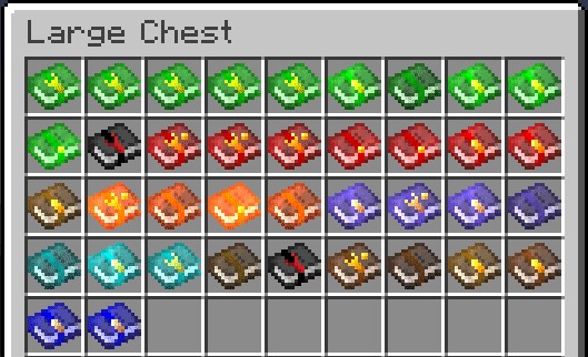 Danh sách các mã màu cho sách phù phép trong Enchanted Book Redesign Mod