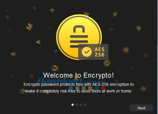 Lời chào của Encrypto