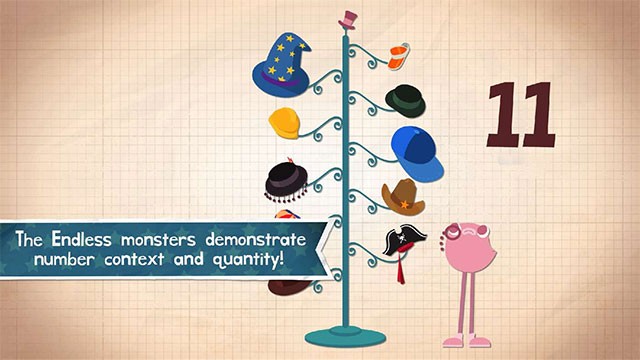 Cùng học đếm tiếng Anh với những người bạn quái vật dễ thương